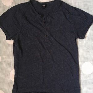 H&M dark blue t-shirt short sleeved